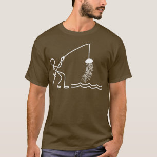Camiseta Peixe-medusa Figura Água-vivas