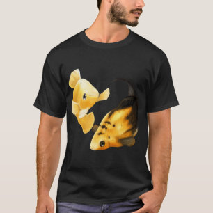 Camiseta Peixe molly - Cute Golden Mollies