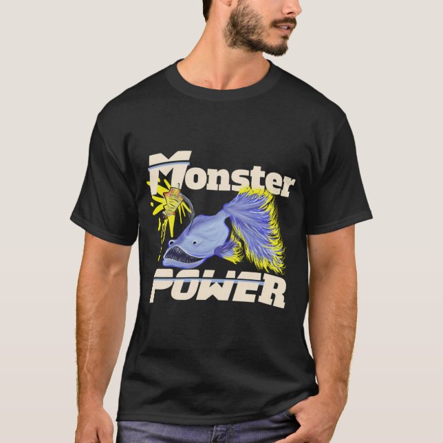 Camiseta peixe monstro (Frente)