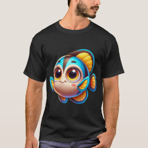 Camiseta Peixe-Morcego Adorável