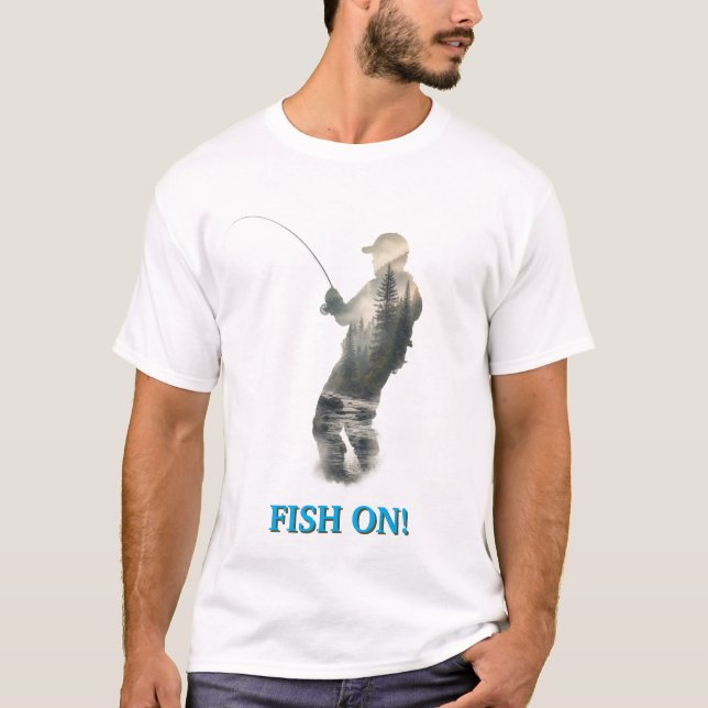 Camiseta "Peixe na Linha!" (Frente)