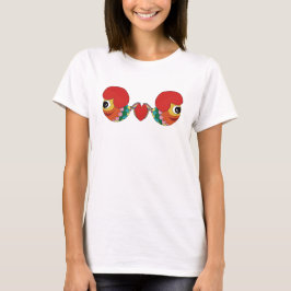 Camiseta Peixe namorados