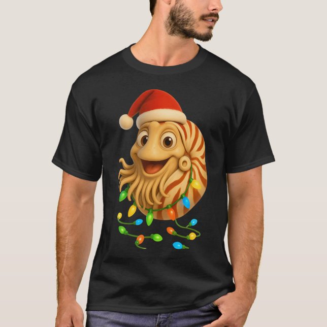 Camiseta Peixe Náutilo de Natal (Frente)