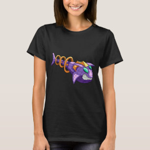 Camiseta Peixe-nave espacial