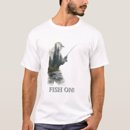 Camiseta "Peixe no anzol!"