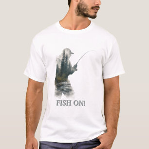 Camiseta "Peixe no anzol!"