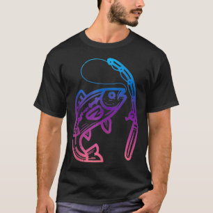 Camiseta Peixe No Arco De Pesca Pescador A