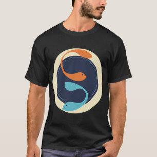 Camiseta peixe no azul