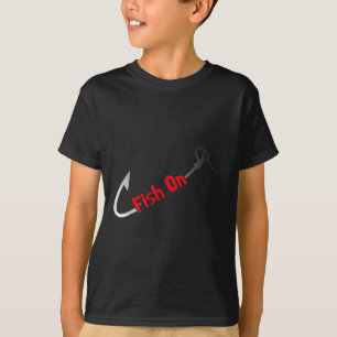 Camiseta Peixe No Pescador B Peixe Gancho de Pesca Piada En