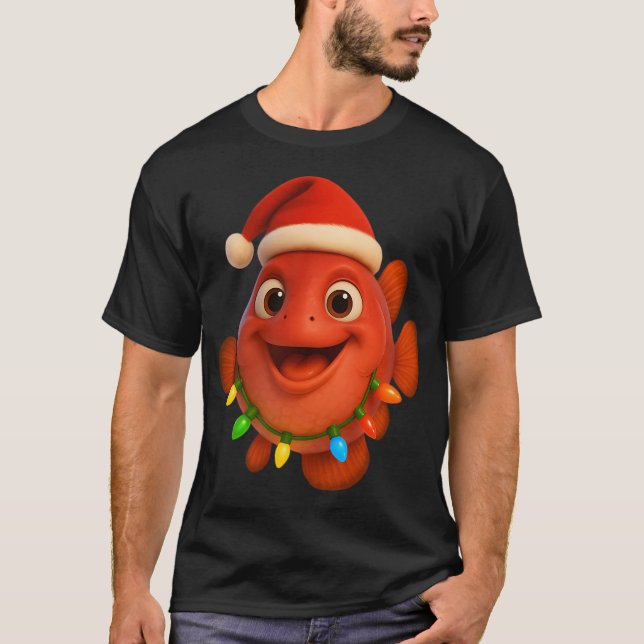 Camiseta Peixe Opah de Natal (Frente)