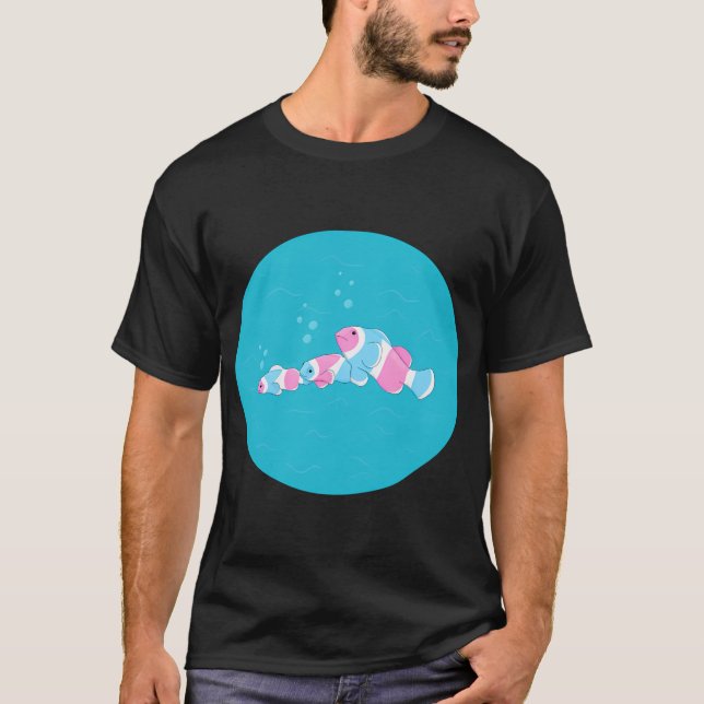 Camiseta Peixe Orgulho Trans Transgênero (Frente)