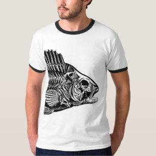 Camiseta Peixe Osso Negro