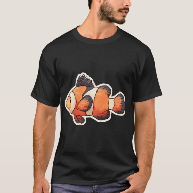 Camiseta Peixe-Palhaço Adorável (Frente)