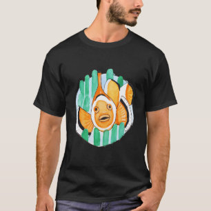 Camiseta Peixe-Palhaço Aquarela