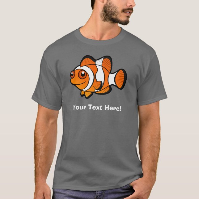 Camiseta Peixe-Palhaço Desenho Animado (Frente)