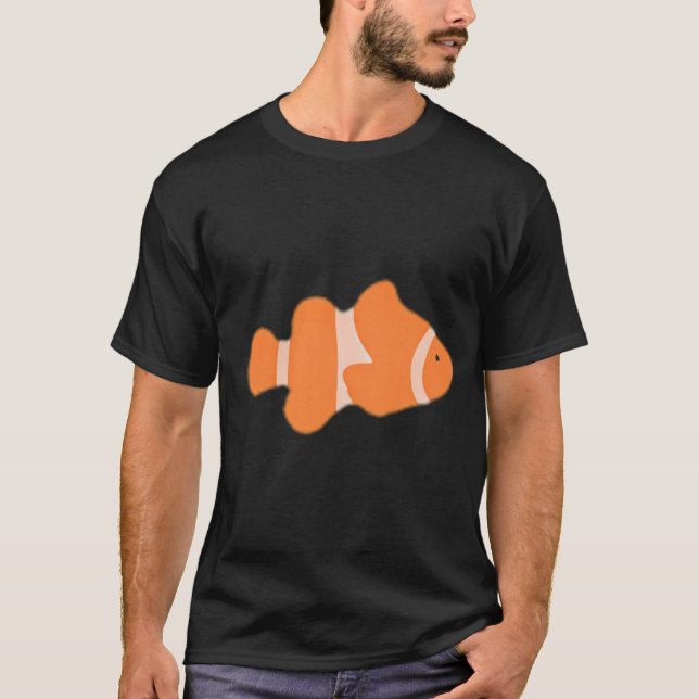 Camiseta Peixe-palhaço fofo (Frente)