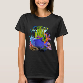 Camiseta Peixe-palhaço-gatilho Aquário de água salgada Reci