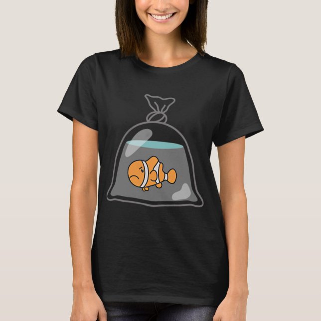 Camiseta Peixe-Palhaço Mal-Humorado (Frente)