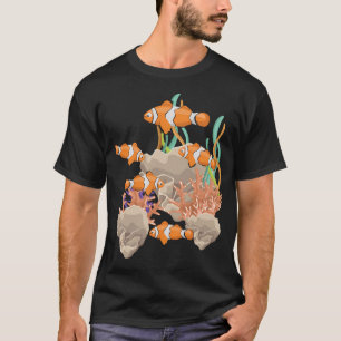 Camiseta Peixe Palhaço No Oceano