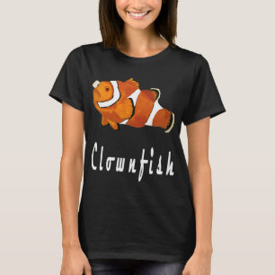 Camiseta Peixe-Palhaço Pintado à Mão