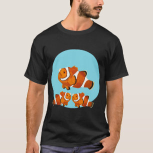 Camiseta Peixe-Palhaço Pintado à Mão
