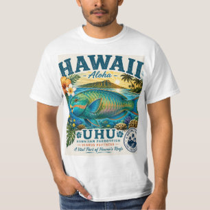 Camiseta Peixe Papagaio do Havaí