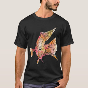 Camiseta Peixe papagaio sangue laranja