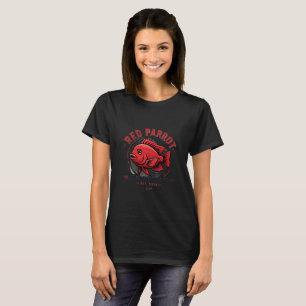 Camiseta Peixe Papagaio Vermelho