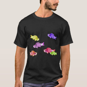 Camiseta Peixe Pequeno Grande — Ilustração de Peixe Dourado