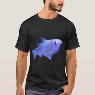 Camiseta Peixe pequeno sozinho versão recortada