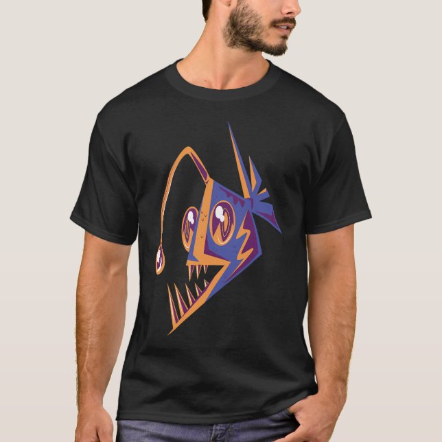 Camiseta peixe-pescador (Frente)