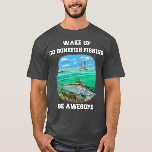 Camiseta Peixe-Pescador Acordar Pé-Pé-Pão