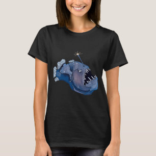 Camiseta Peixe-pescador de águas profundas