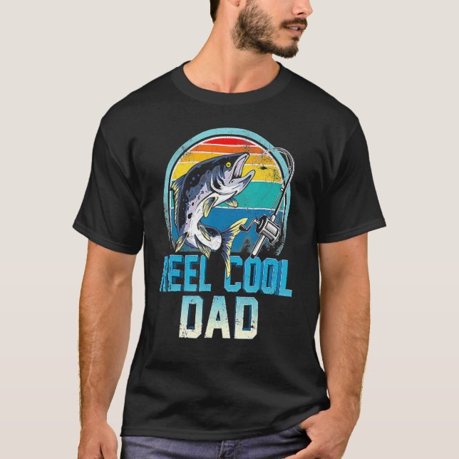 Camiseta Peixe-Pescador-Pescador-de-Pai Legal-rolo (Frente)