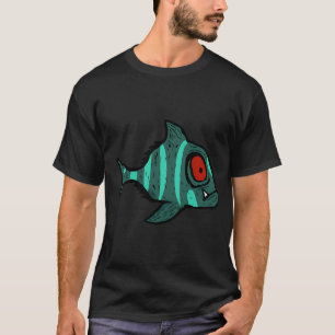 Camiseta peixe piranha