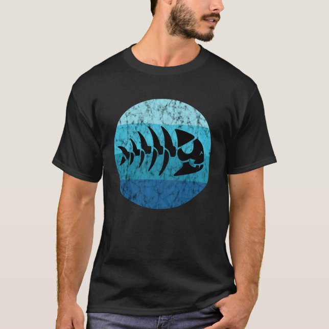 Camiseta Peixe Pirata Pastafari Voando Espaguete Monstro do (Frente)
