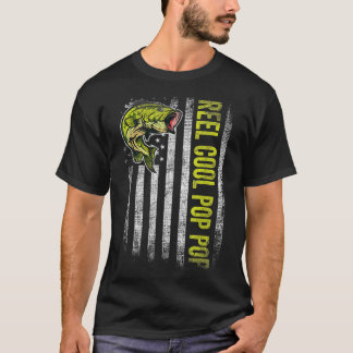Camiseta Peixe Pop Pop Legal do Reel Dia de os pais do do
