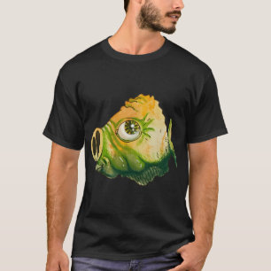 Camiseta Peixe Porquinho Verde e Amarelo