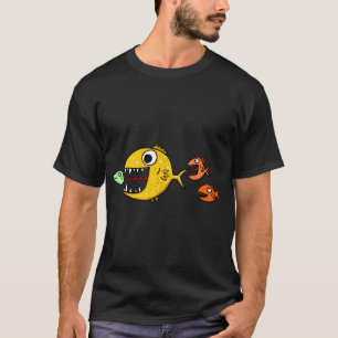 Camiseta peixe predador