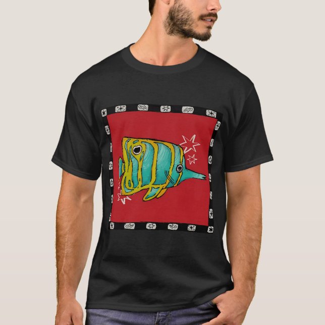 Camiseta Peixe Psicodélico (Frente)