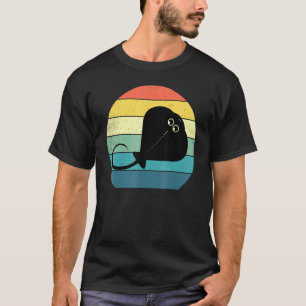 Camiseta Peixe Raia Preta Animal Retro Vintage 70s 80s A