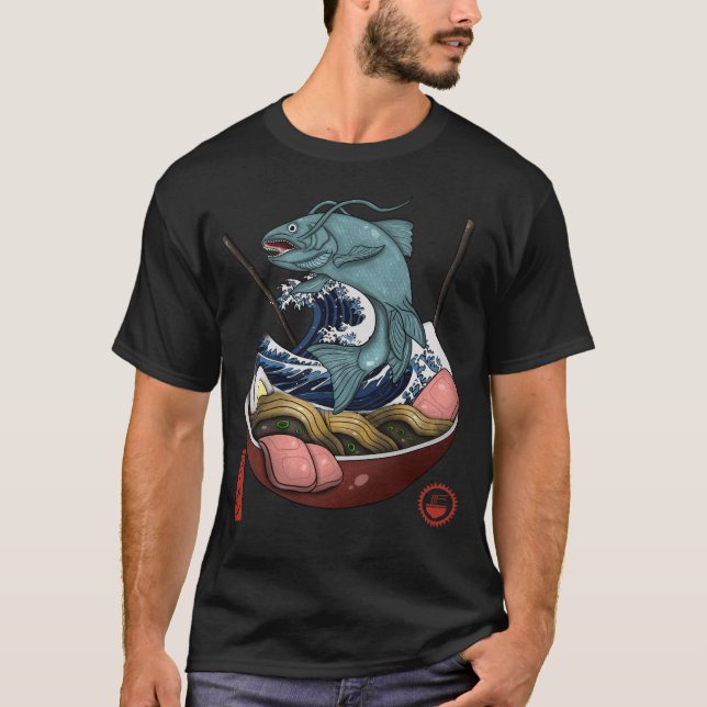 Camiseta peixe-ramen (Frente)