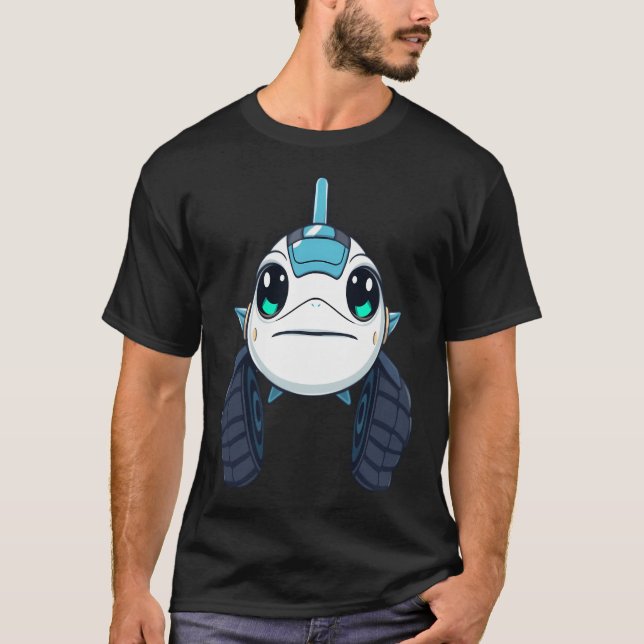 Camiseta Peixe Robô (Frente)