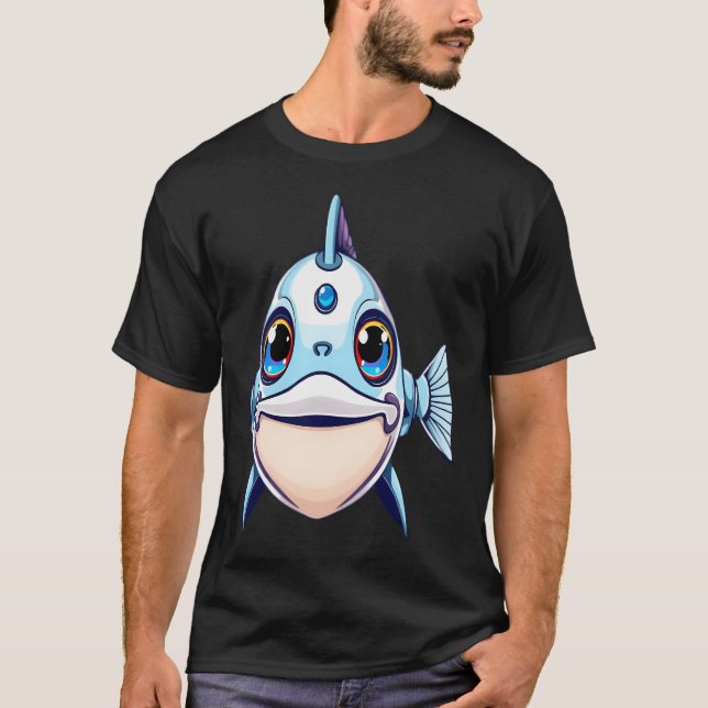 Camiseta Peixe Robô (Frente)