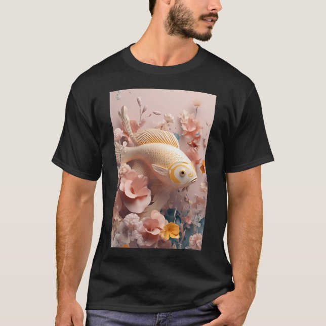 Camiseta Peixe Rosa (Frente)