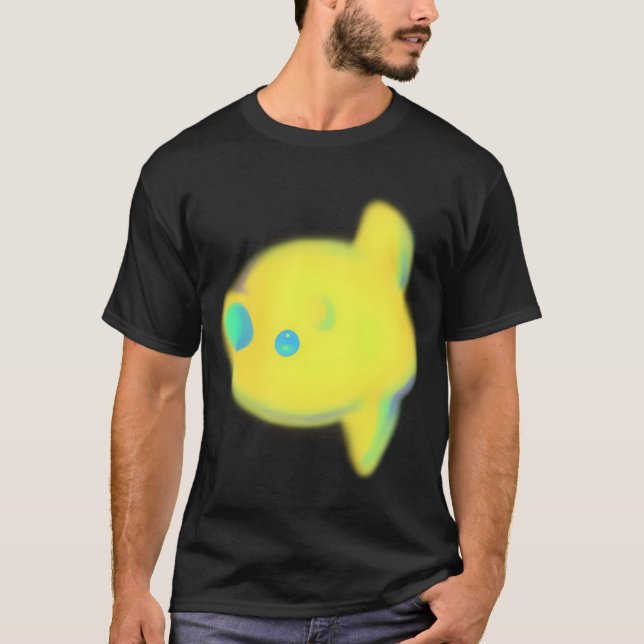 Camiseta Peixe-sol Amarelo (Frente)