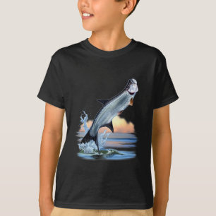Camiseta Peixe Tarpon Água Doce Caça Pesca Vida Selvagem A