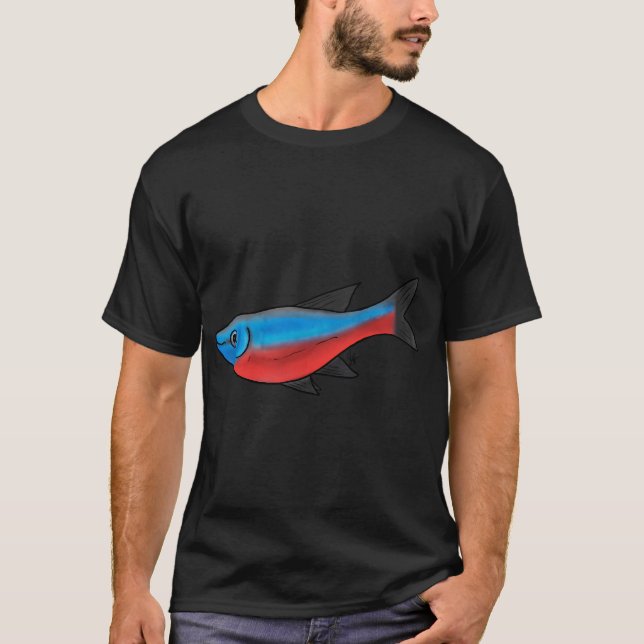 Camiseta Peixe Tetra Cardinal (Frente)