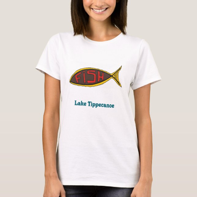 Camiseta peixe-tippecanoe em peixes (Frente)