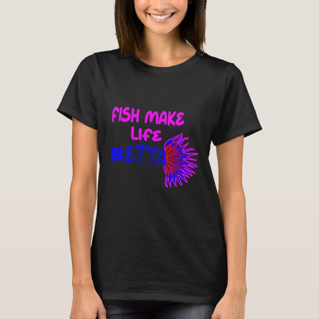 Camiseta Peixe Torna A Vida Betta 692 (Frente)